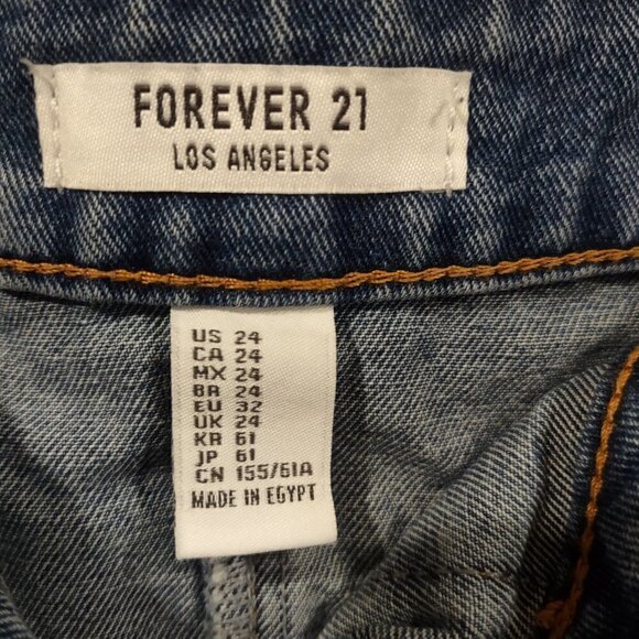 Mini Jean Skirt Button Front Size XS - Picture 3 of 4